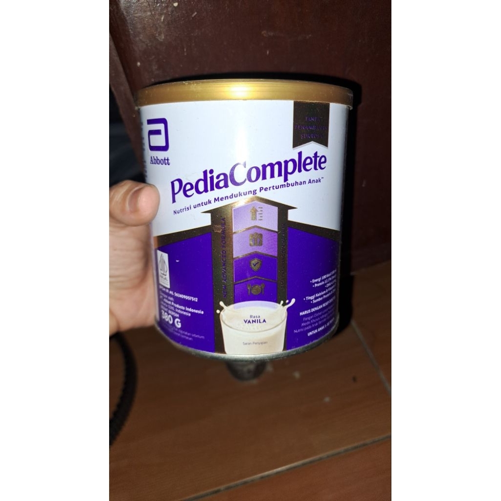 kaleng bekas pediacomplete 380gr