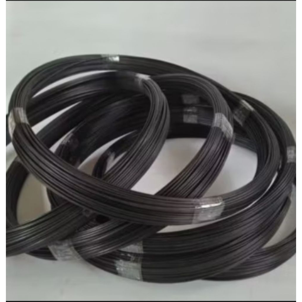 jeruji fiber hitam 2mm panjang 50mtr