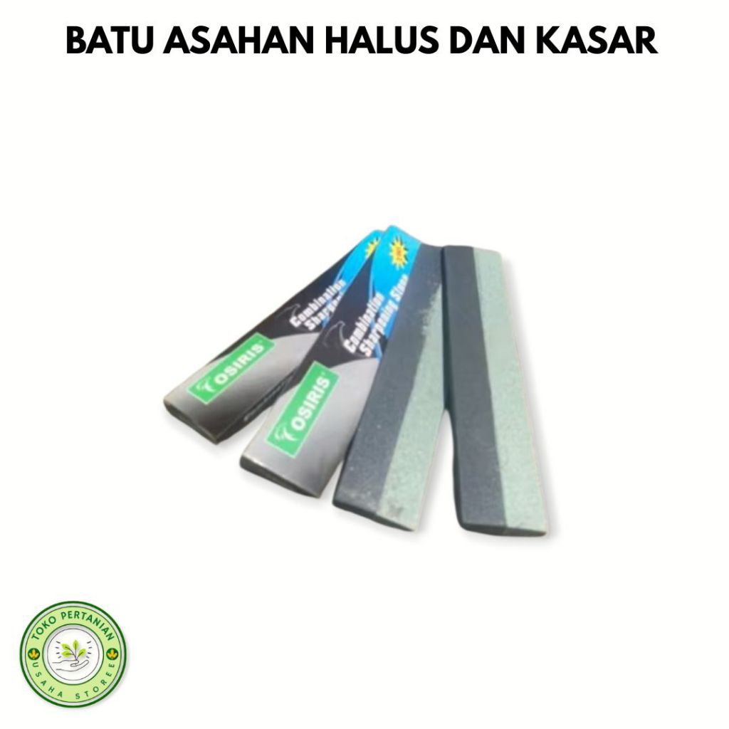 Batu Asahan pisau sadap karet cap osiris/batu Asahan pisau/batu Asahan halus % kasar