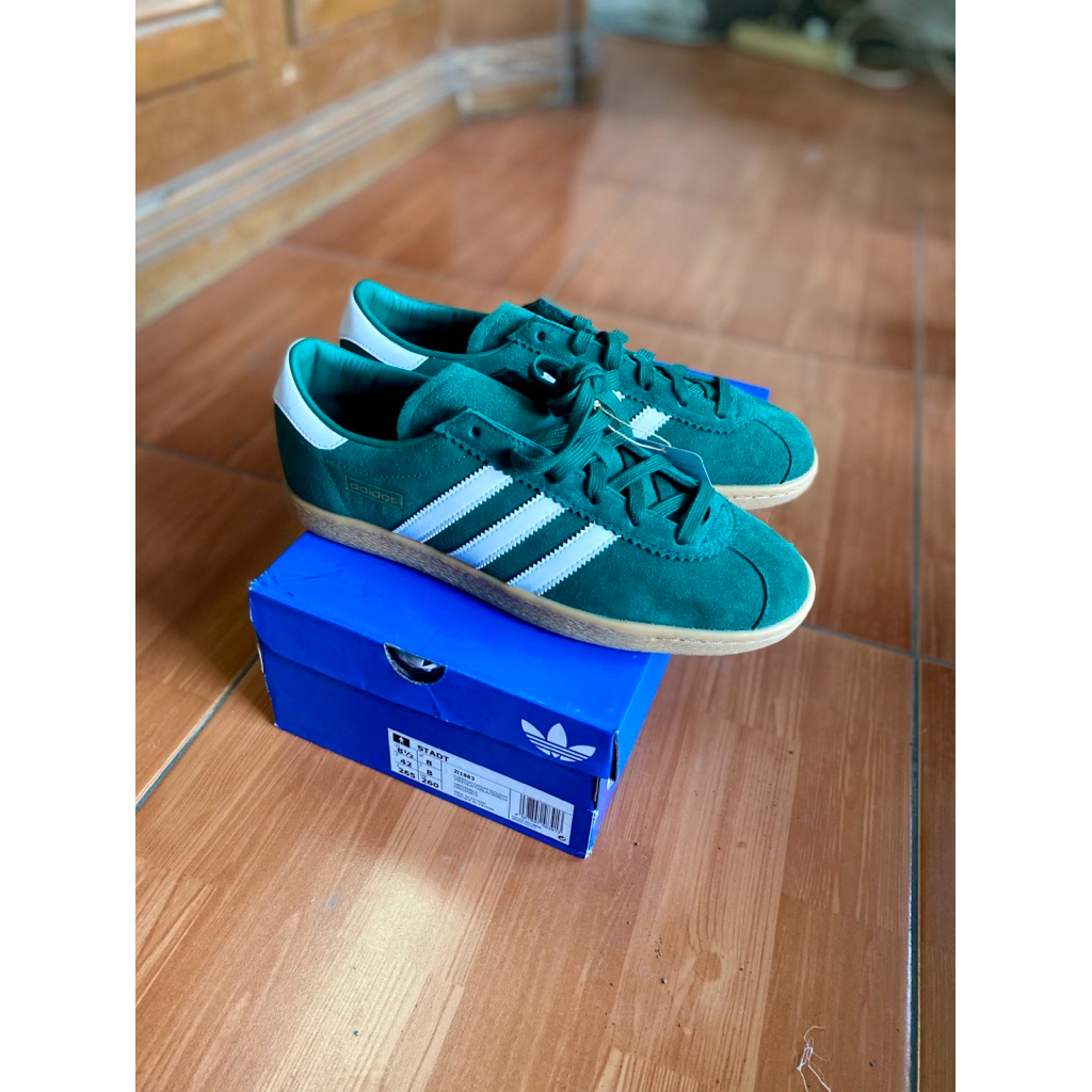 Adidas Stadt Original Resmi Indonesia Green Size 8 / 42 Adidas City Series