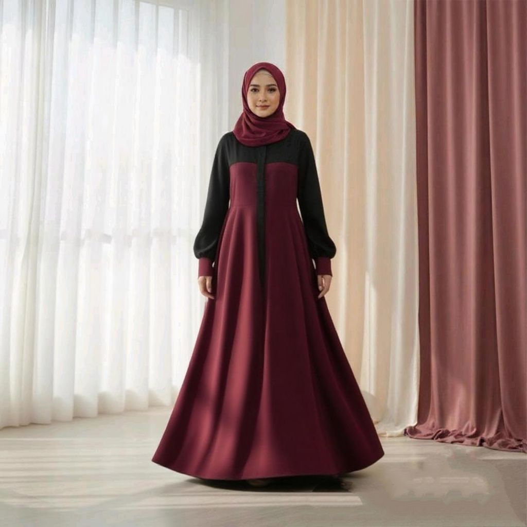 Abina Gamis Two Tone