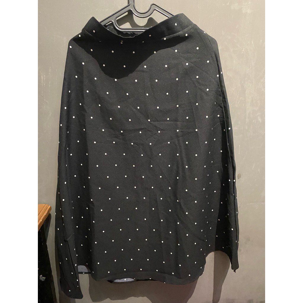 rok polkadot hitam