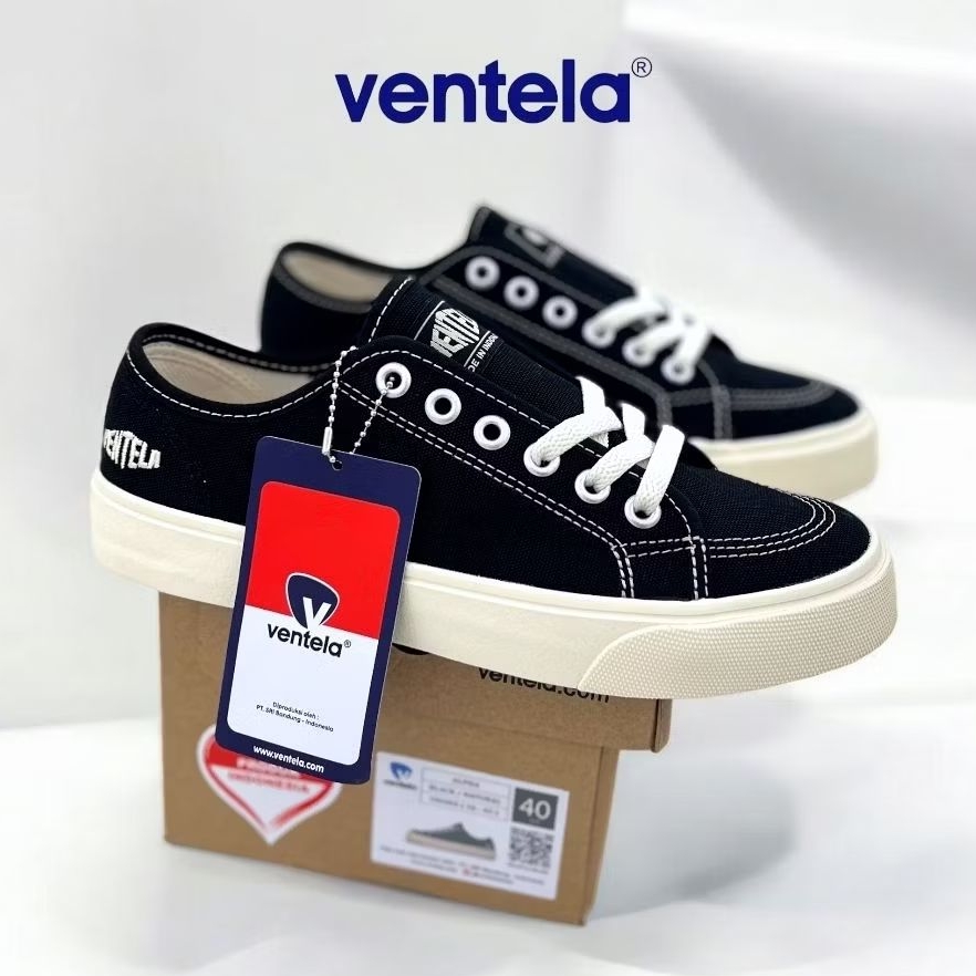 Ventela Alpha Low Black Natural