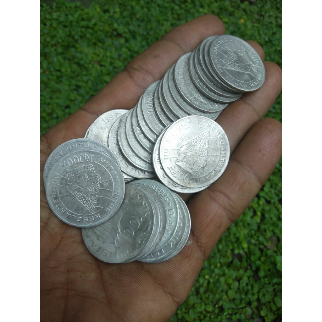 koin 100 rupiah tipis 1978