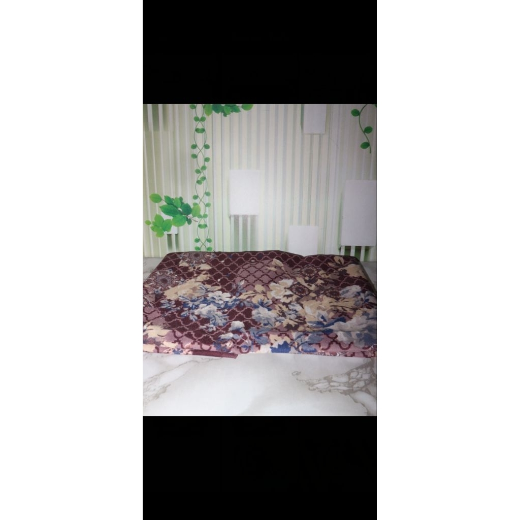 Hijab segi empat Motif bahan Voal premium ukuran 130×130