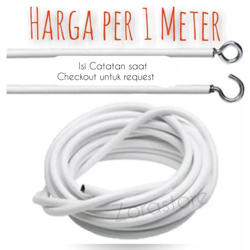 Kawat spiral untuk gorden kawat spiral serbaguna