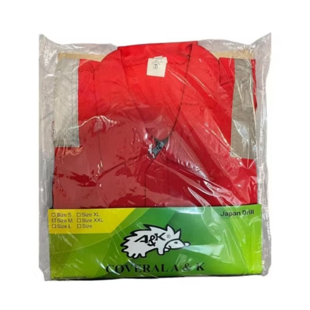 Wearpack Coverall A&k bahan Japan drill/wearpack Coverall kerja Japan drill