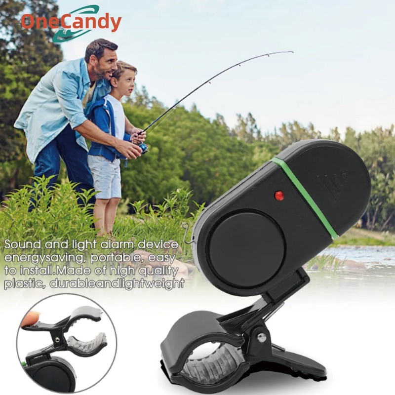 Alarm Pancing Tanda Gigitan Ikan Pada Joran Memancing Aksesoris Alarm Pancing Indikator Led Kail Bel