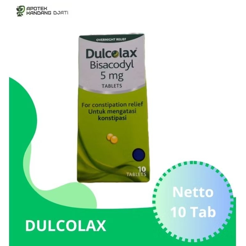 Dulcolax Bisacodyl 5mg/Obat sembelit Tablet isi 10 tab