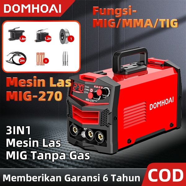 DOMHOAI COD Mesin Las Inverter mesin las listrik 900 watt MIG 120A IGBT  / Mesin las  / Mesin trafo 