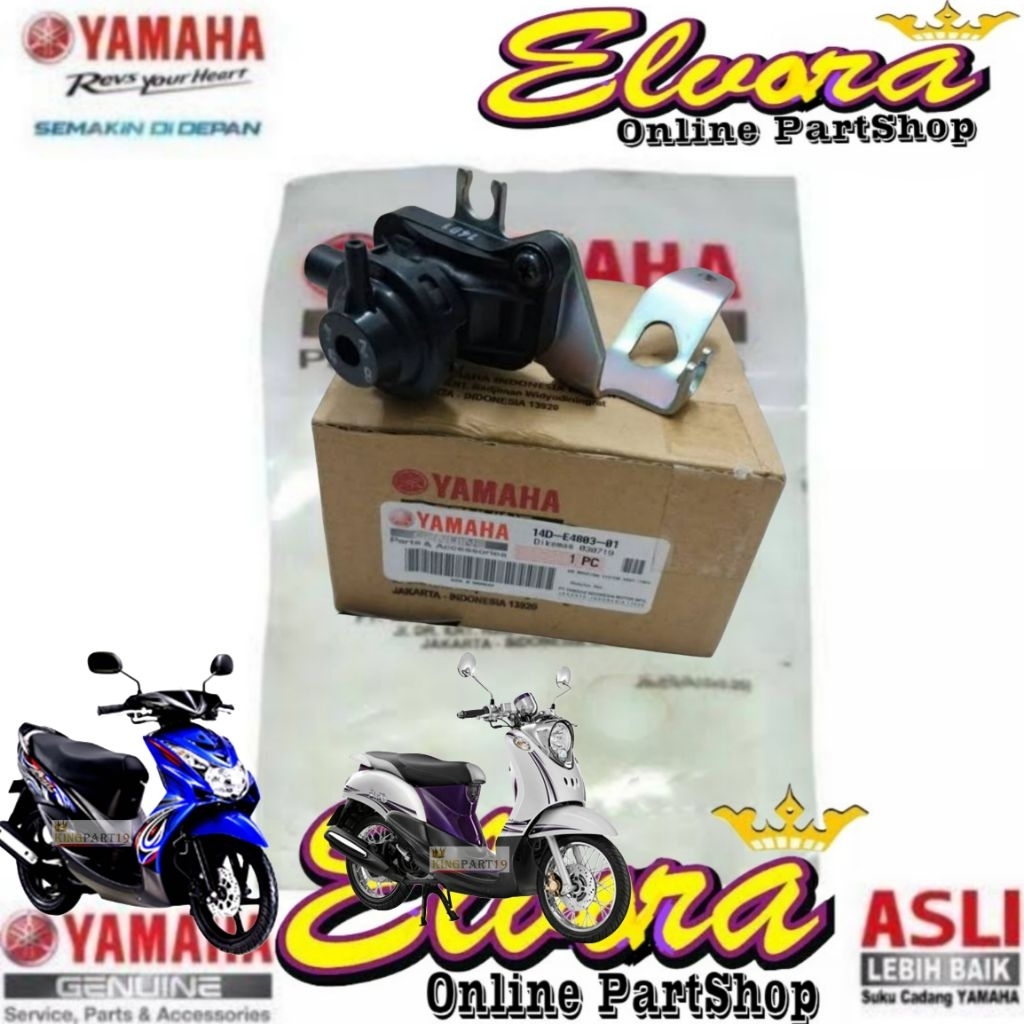 AIS Air Induction Sistem Set yamaha MIO Soul Fino karbu  Original 14D-E4803-01