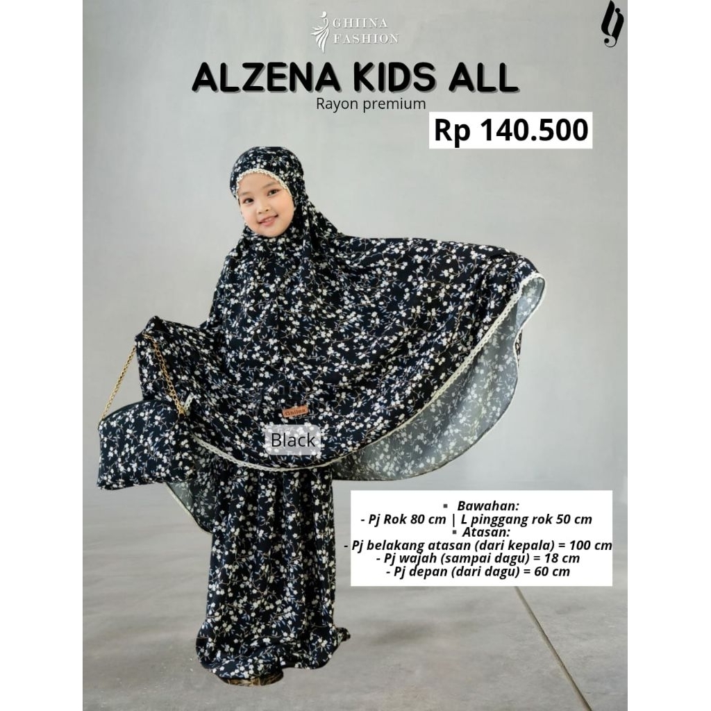 ALZENA KIDS ALL MUKENA ANAK BY GHIINA FASHION