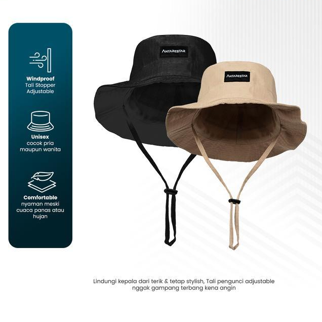 Eiger - Topi Bucket Rimba Colouna Rimba Hat Gunung Outdoor Abu