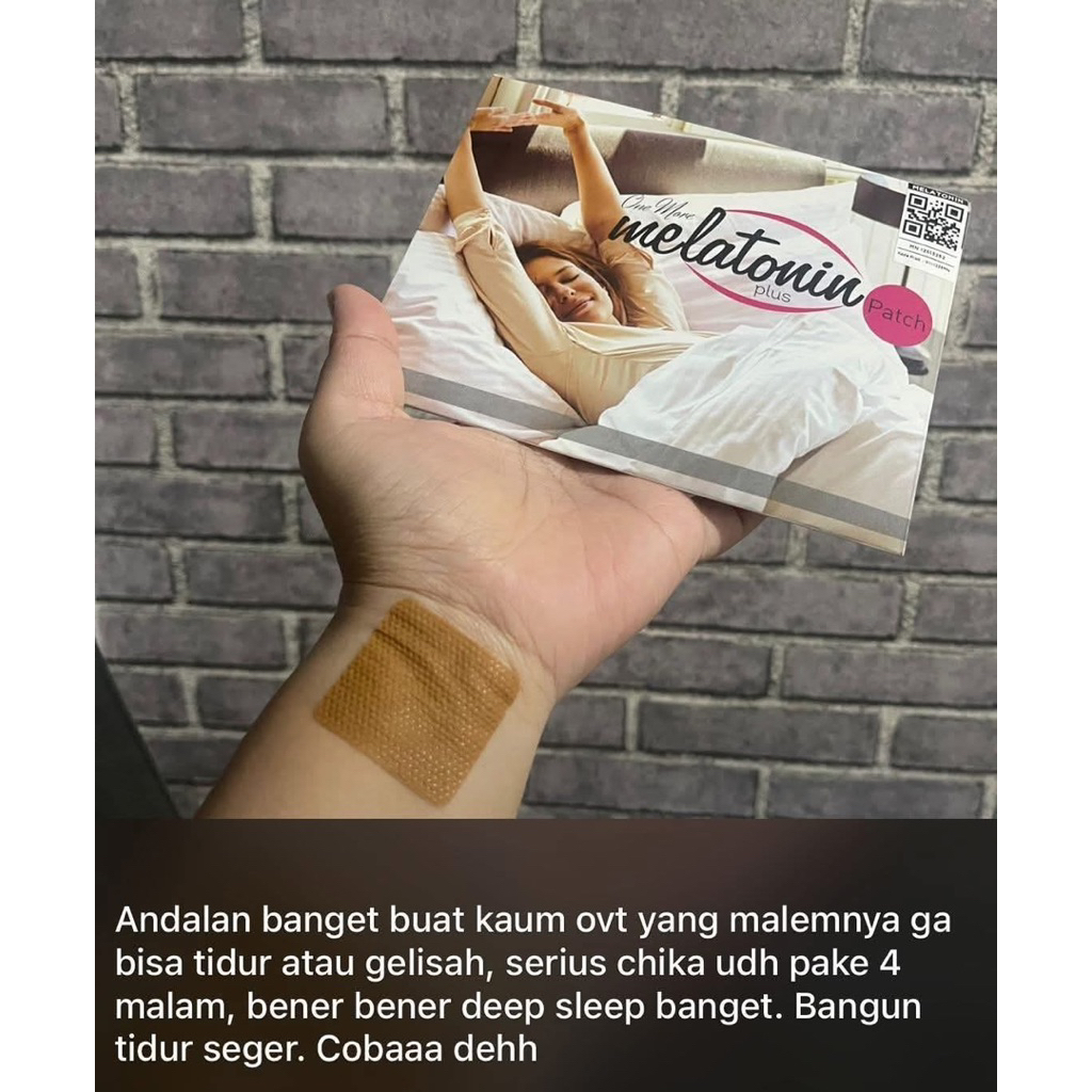 Melatonin plus Transdermal patch koyo kesehatan MCI one More