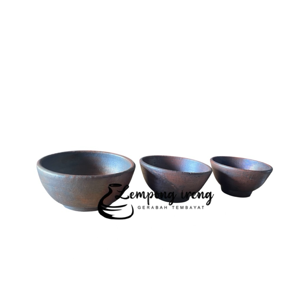 Mangkok Gerabah Asli TanahLiat Gerabah Bayat Mangkuk Dawet Bayat