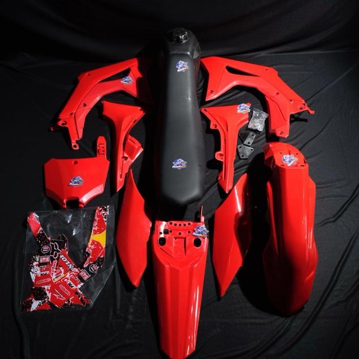 COVER BODY SET Body Full Set CRF 450 SUPERMOTO TRAIL - Merah