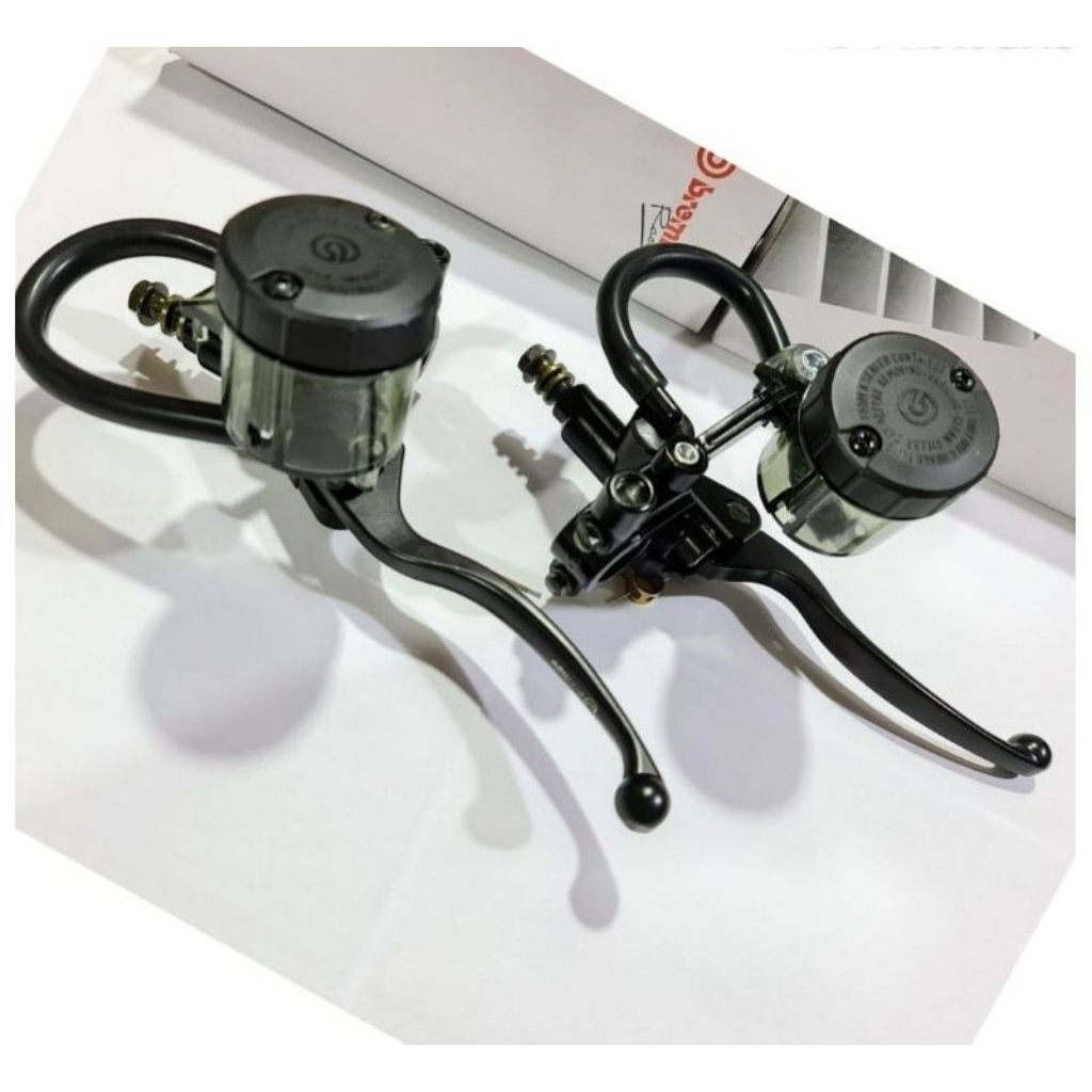 MASTER REM TABUNG KANAN KIRI SET / HANDLE KOPLING REM KIRI KANAN TABUNG BIG SMOKE BREMBO / master re