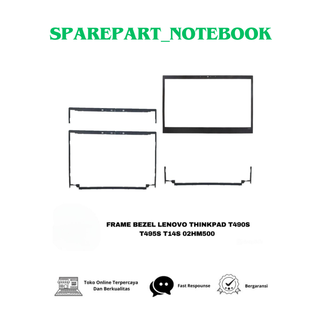 Bezel Laptop Frame B T490S T495S T14S LCD Front Bezel Frame Cover 02HM500