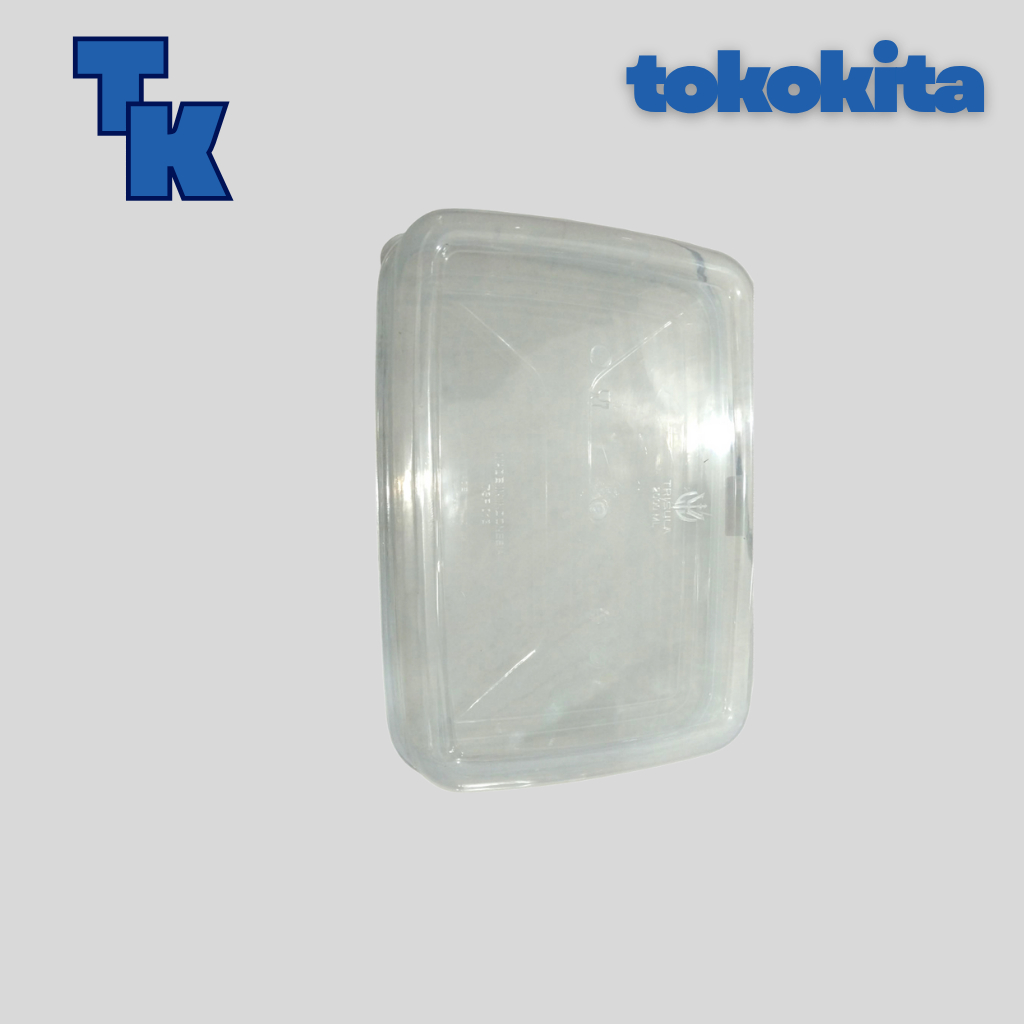 Kotak Makan Kotak Plastik Toples Plastik Kotak Serbaguna TRISULA 2000ML