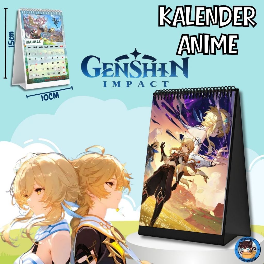 CALENDAR ANIME 2026 / KALENDER GENSHIN IMPACT 2026