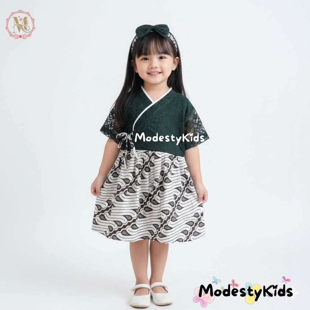 Hanbok Anak / Dress Hanbok Anak Perempuan / Hanbok Anak Emerald Green