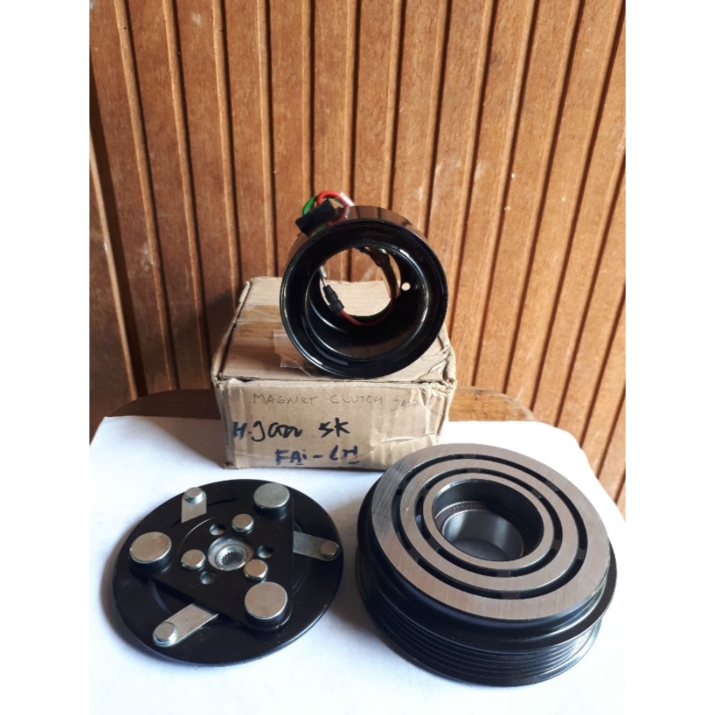 MAGNET CLUTCH/PULLY COMPRESSOR AC MOBIL HONDA JAZZ ( 5 PK )