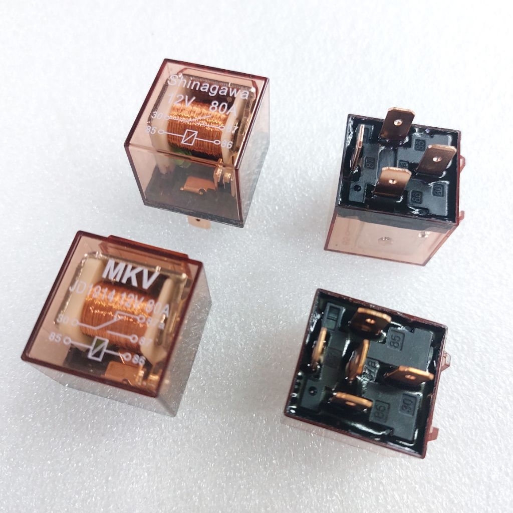 RELAY 4 KAKI 5 KAKI RELAY KLAKSON LAMPU MOBI