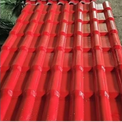 Atlasroof genteng Upvc warna Merah