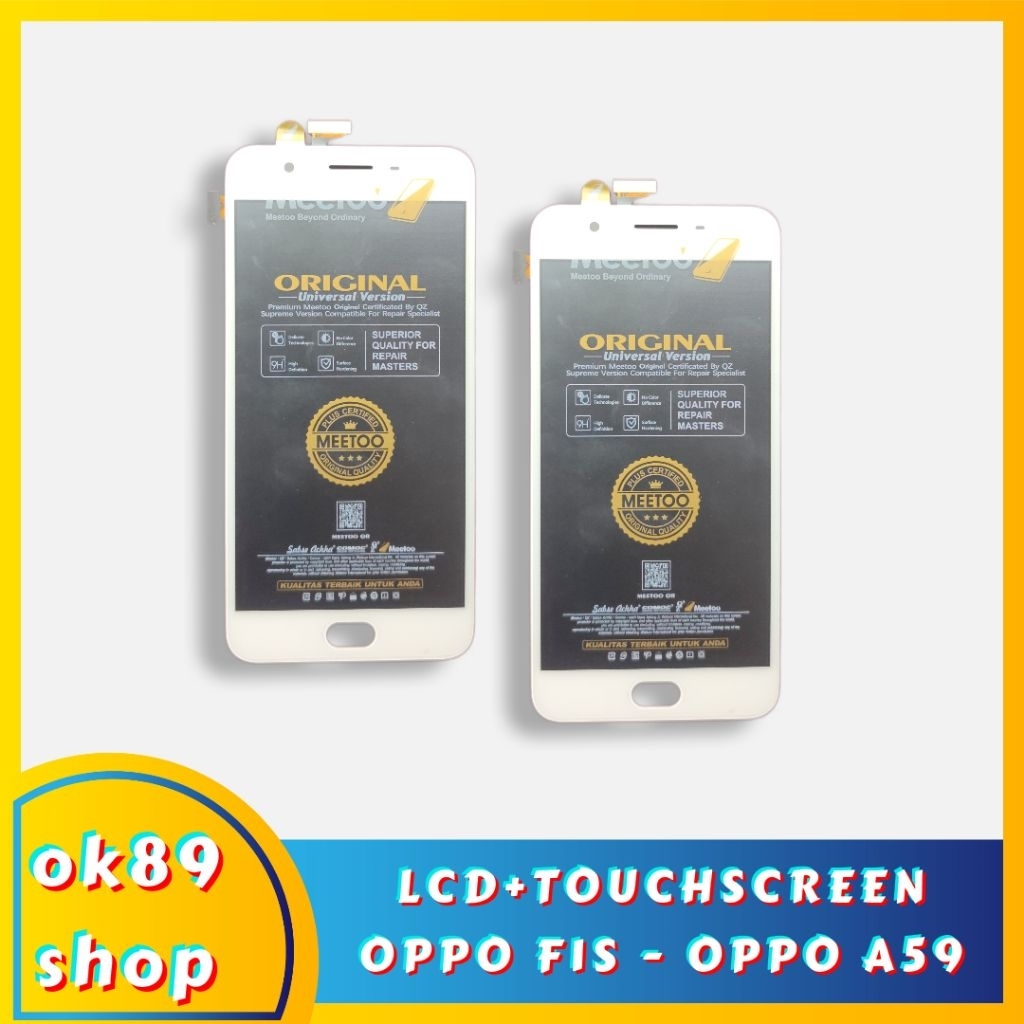 LCD+TOUCHSCREEN OPPO F1S - OPPO A59 HITAM / PUTIH