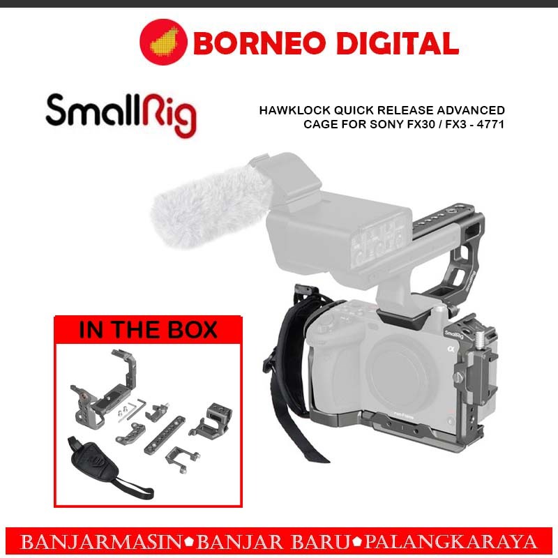 SMALLRIG HAWKLOCK QUICK RELEASE ADVANCED CAGE FOR SONY FX30 / FX3 - 4771