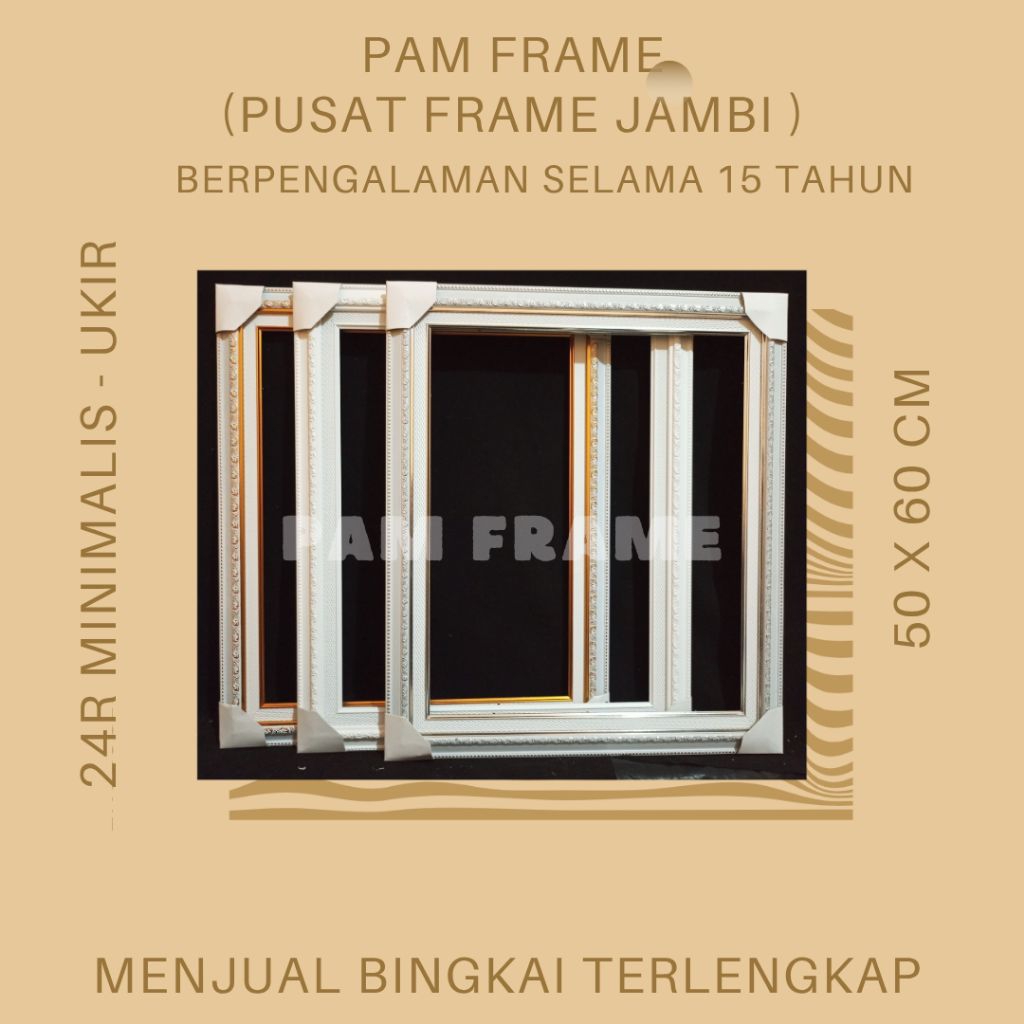 BINGKAI FOTO UKURAN 24R MINIMALIS/UKIR FRAME AESTHETIC