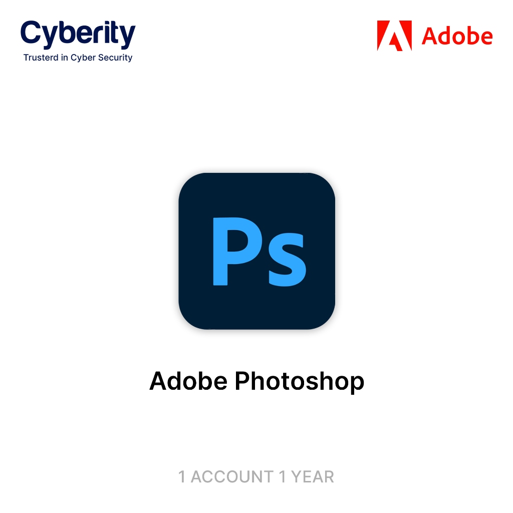 Adobe Photoshop Creative Cloud 1 Account 1 Tahun - Original License