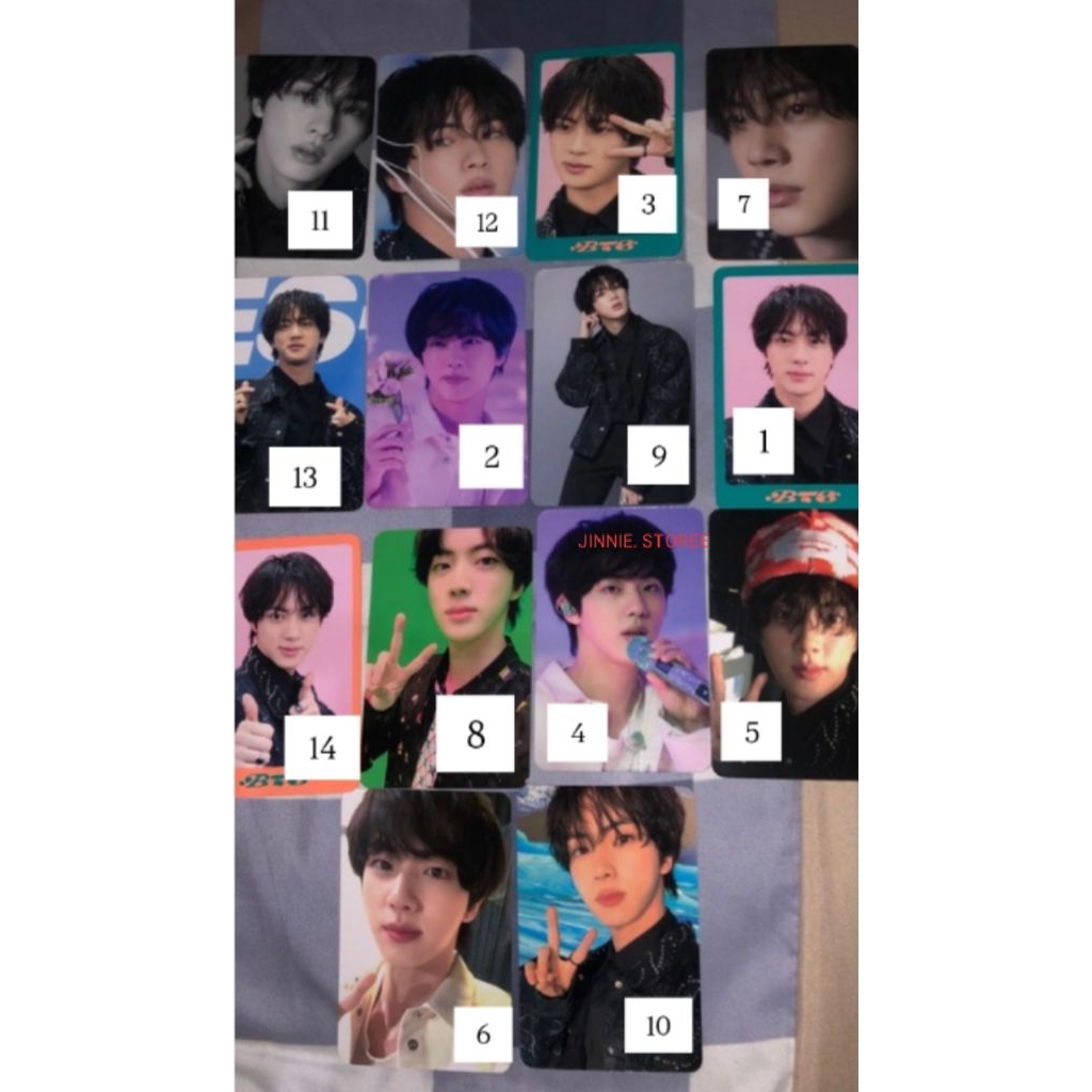 [CLEAR SALE] Photocard Official Jin BTS Dicon 102