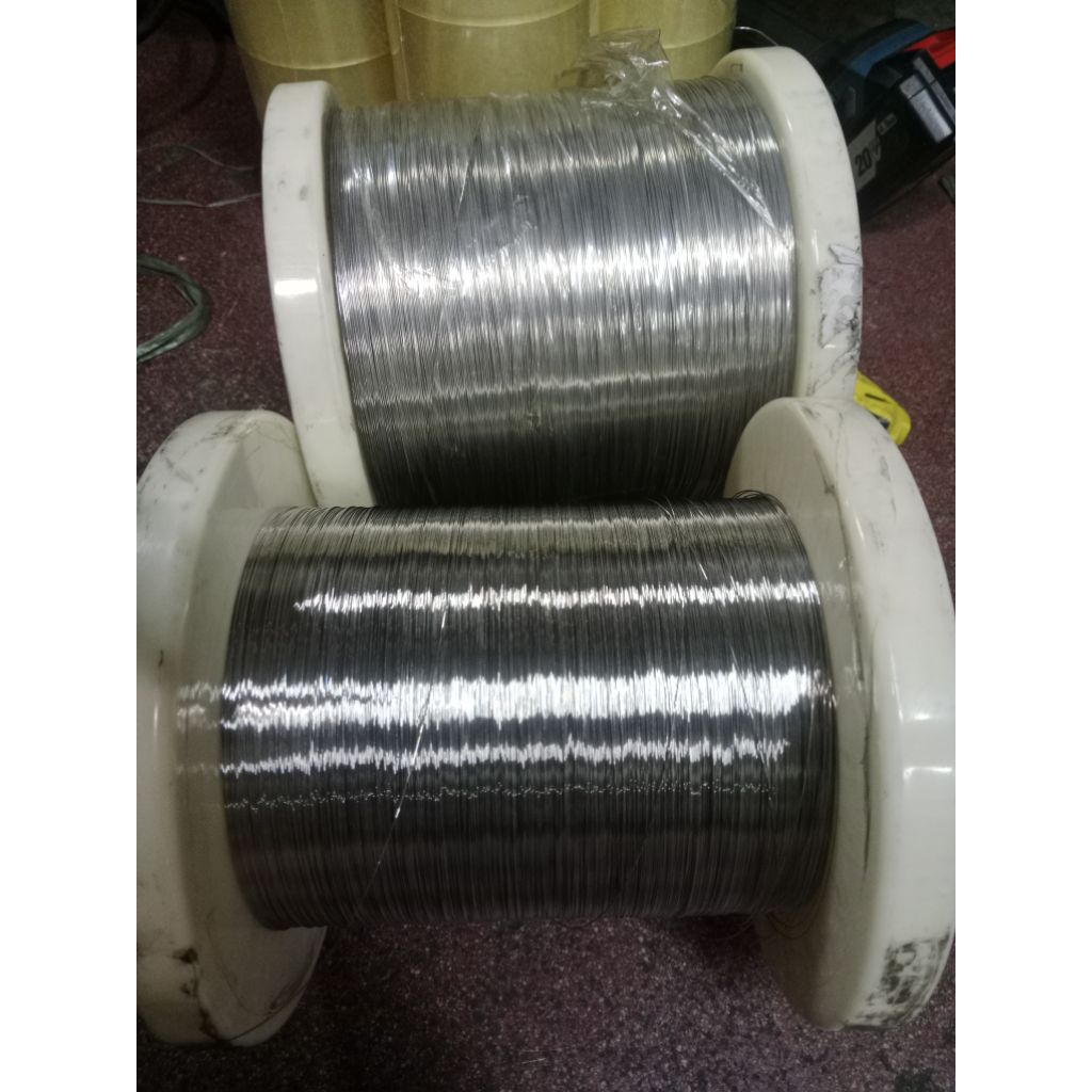 kawat stainless 304 tebal 0,4 mm x 1 kg