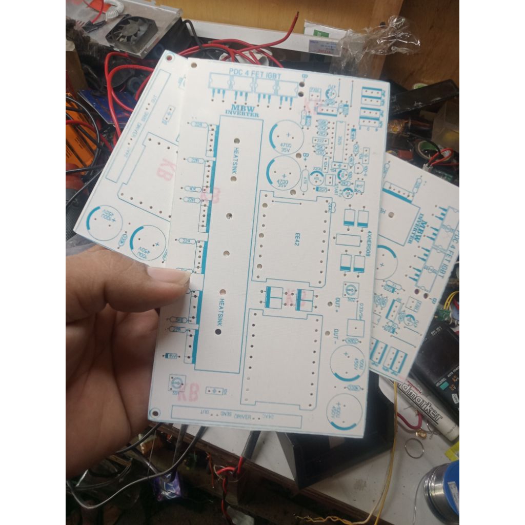PCB PDC IGBT 4 MOSFET TANPA DRIVER