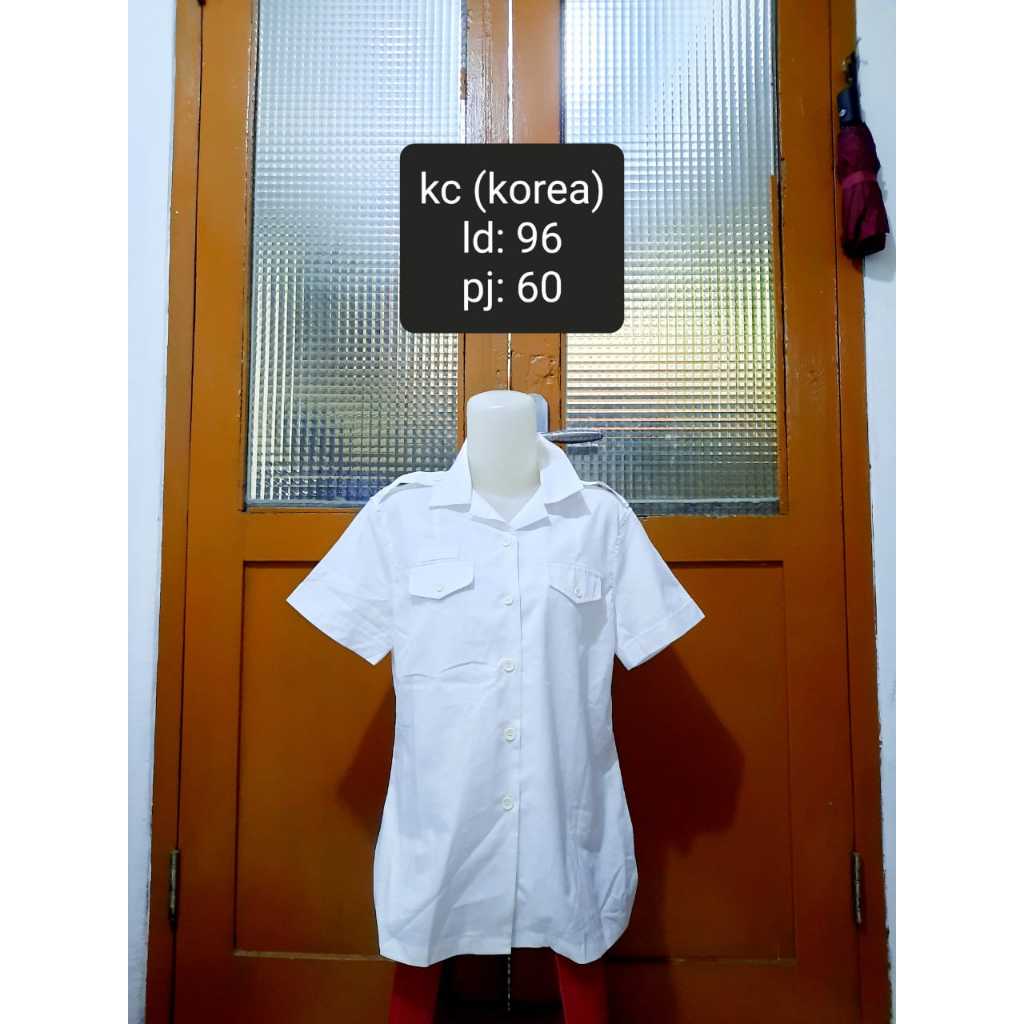 kemeja putih, kemeja putih lengan pendek, kemeja