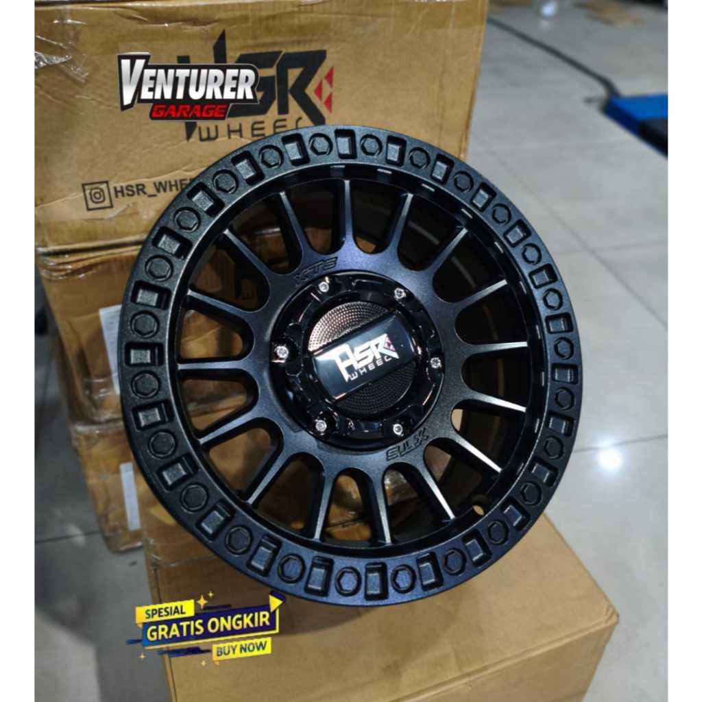 Velg Mobil Grandmax, New Carry, Kijang, Avanza, Panther R14 Type Hsr Xts05 Ring 14 Warna Hitam