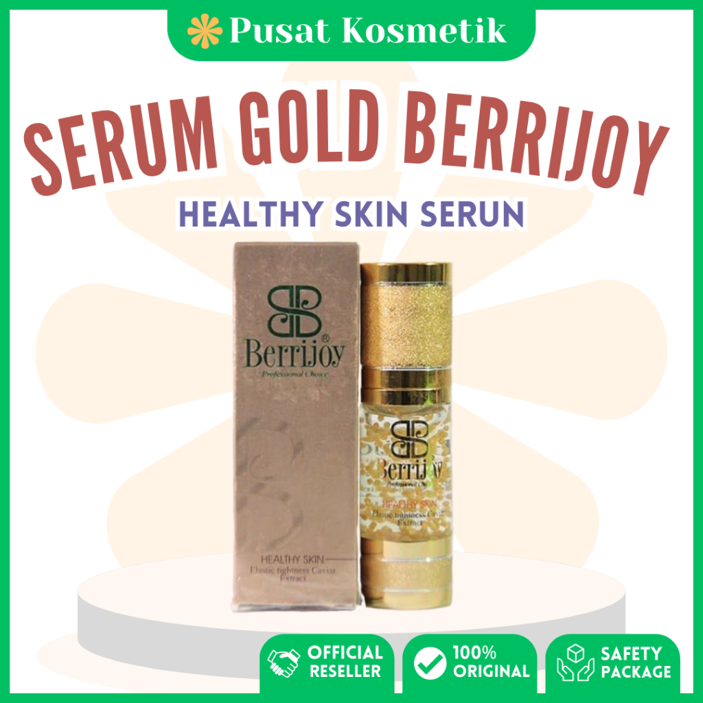 BERRIJOY Serum Gold Elastic Tightness Caviar Extract | Serum Glowing Kulit Sehat