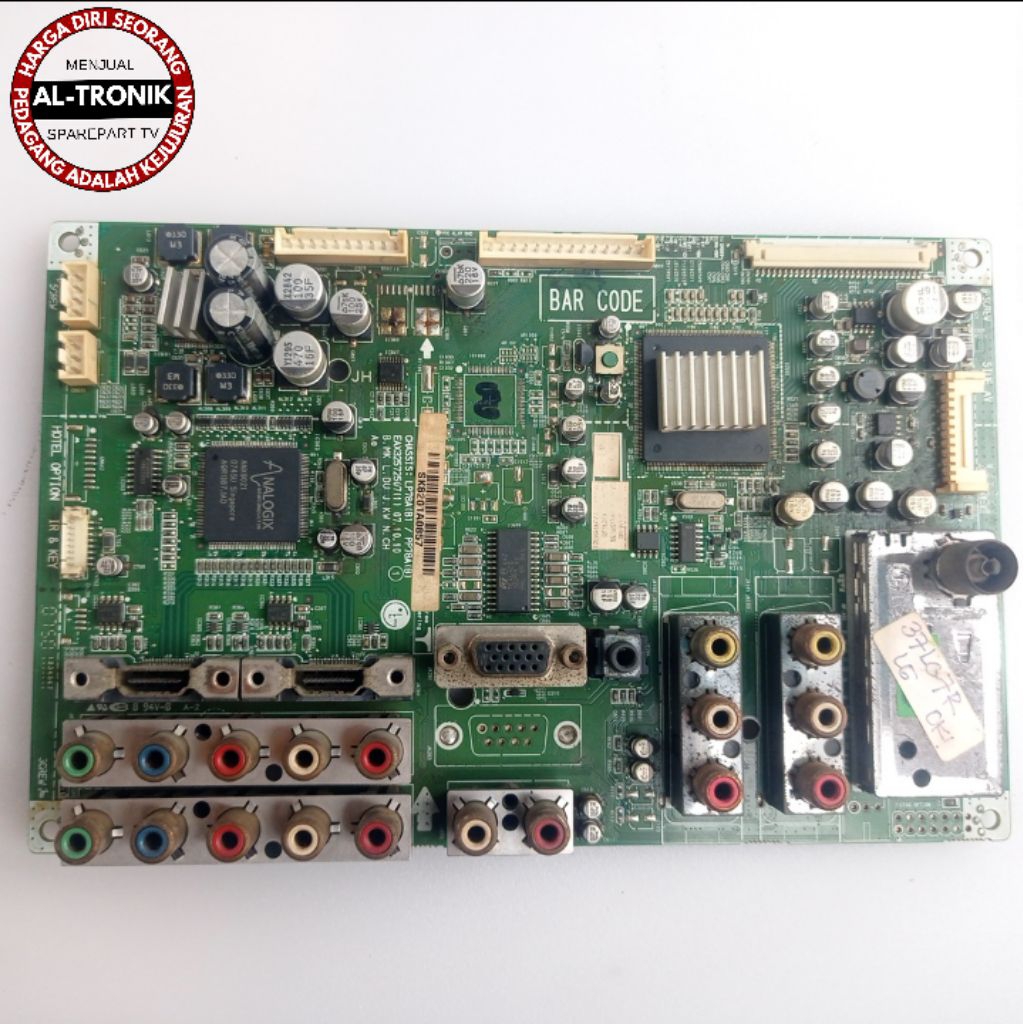 MAINBOARD TV LCD LG 37 INCH MODEL 37LC7R MODUL MB MAIN BOARD 37LC7