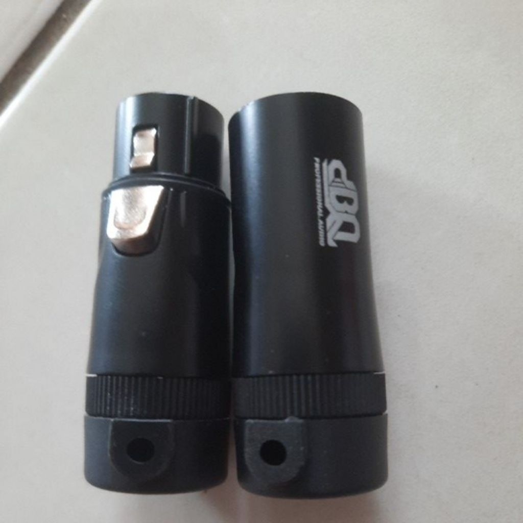 Jack Canon XLR Cover Canon XLR male female cewek cowok DBQ harga sepasang