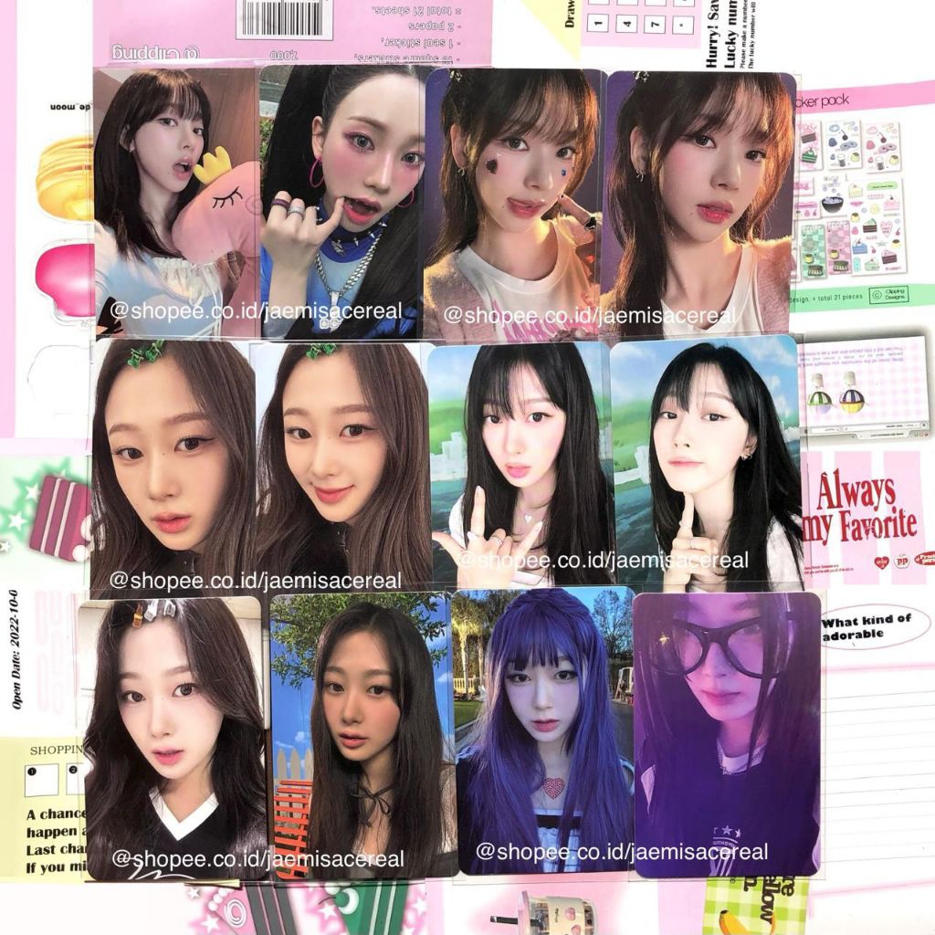 PHOTOCARD AESPA KARINA GISELLE ARMAGEDDON MD COFFE SHOP EVENT COME TO MY ILLUSION TC SMINI POTD MY W