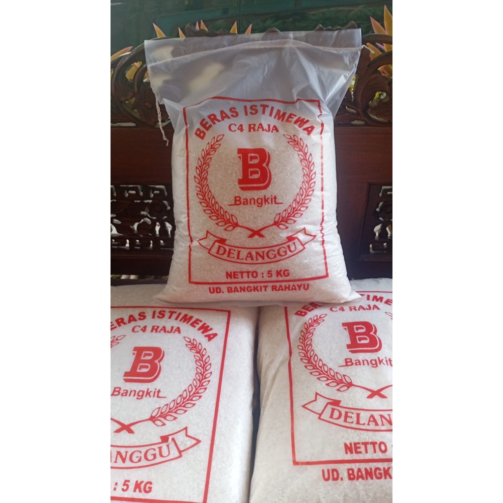 Beras C4 raja bangkit kemasan 5kg