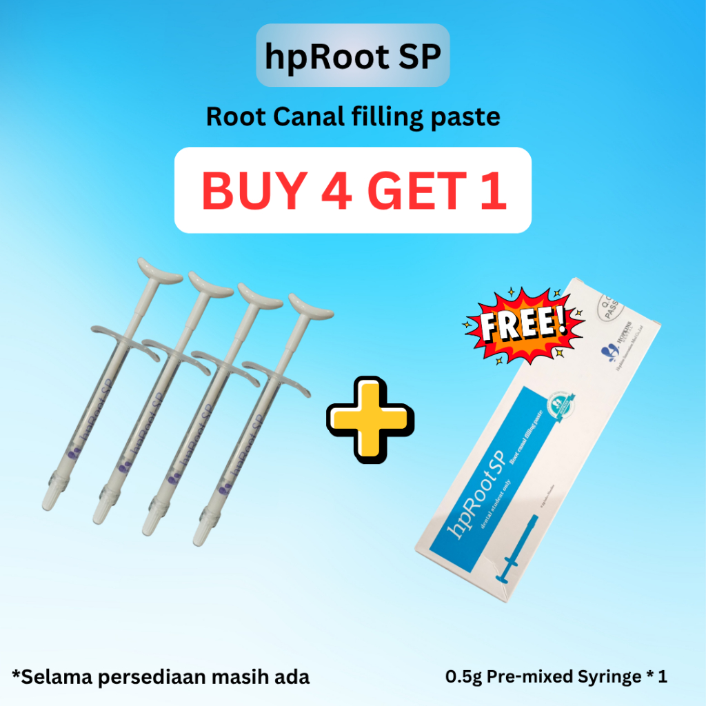 HP ROOT SP - Injectable Root Canal Bioceramic Sealer Endo Root Canal Sealing Material - 0.5g Pre-mix
