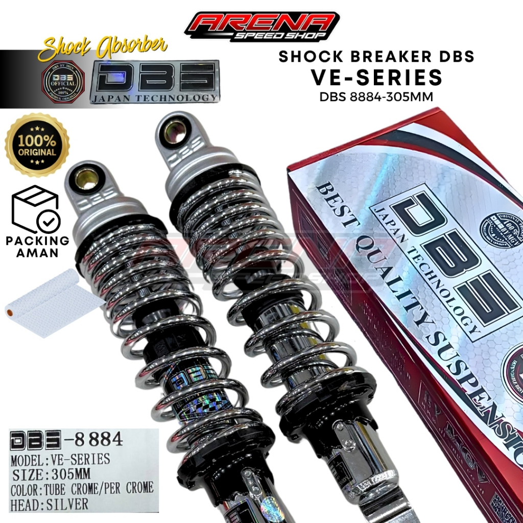 DBS ShockBreaker VE-SERIES 8884 305mm Nmax New Aerox New - Shock Breaker Non Tabung 305mm Nmax New O