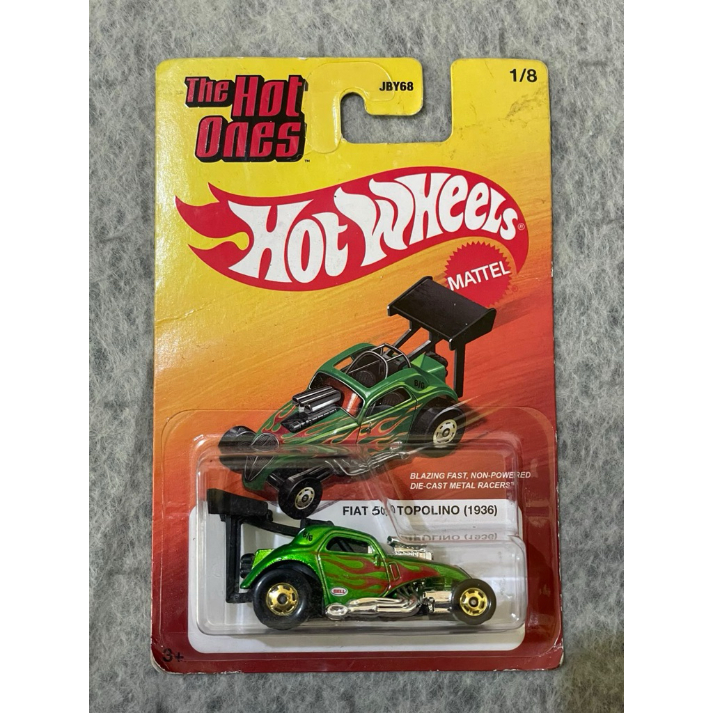HotWheels Fiat 500 Topolino 1936 Green