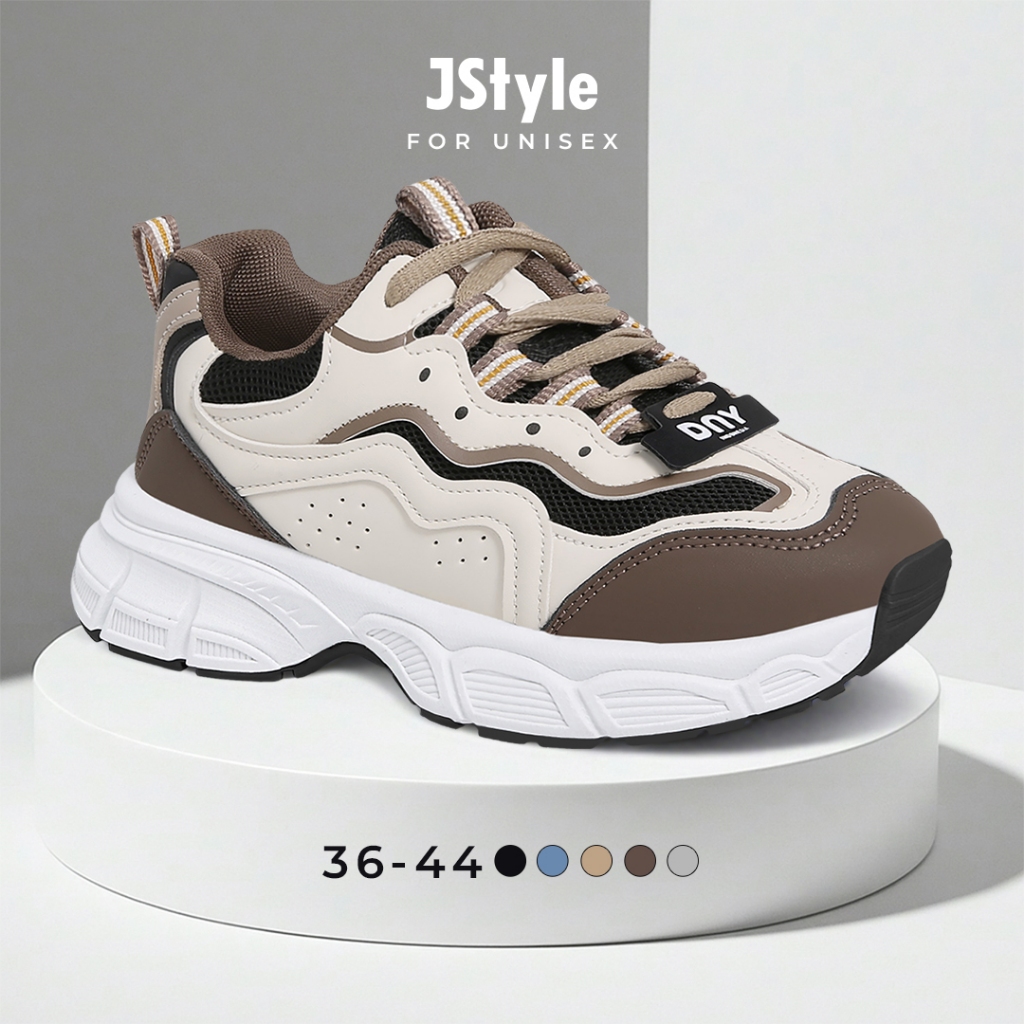 JS Sepatu Unisex Kekinian Sneaker Olahraga Pria Terbaru Sepatu Sport Cewek Sport Shoes SP-380