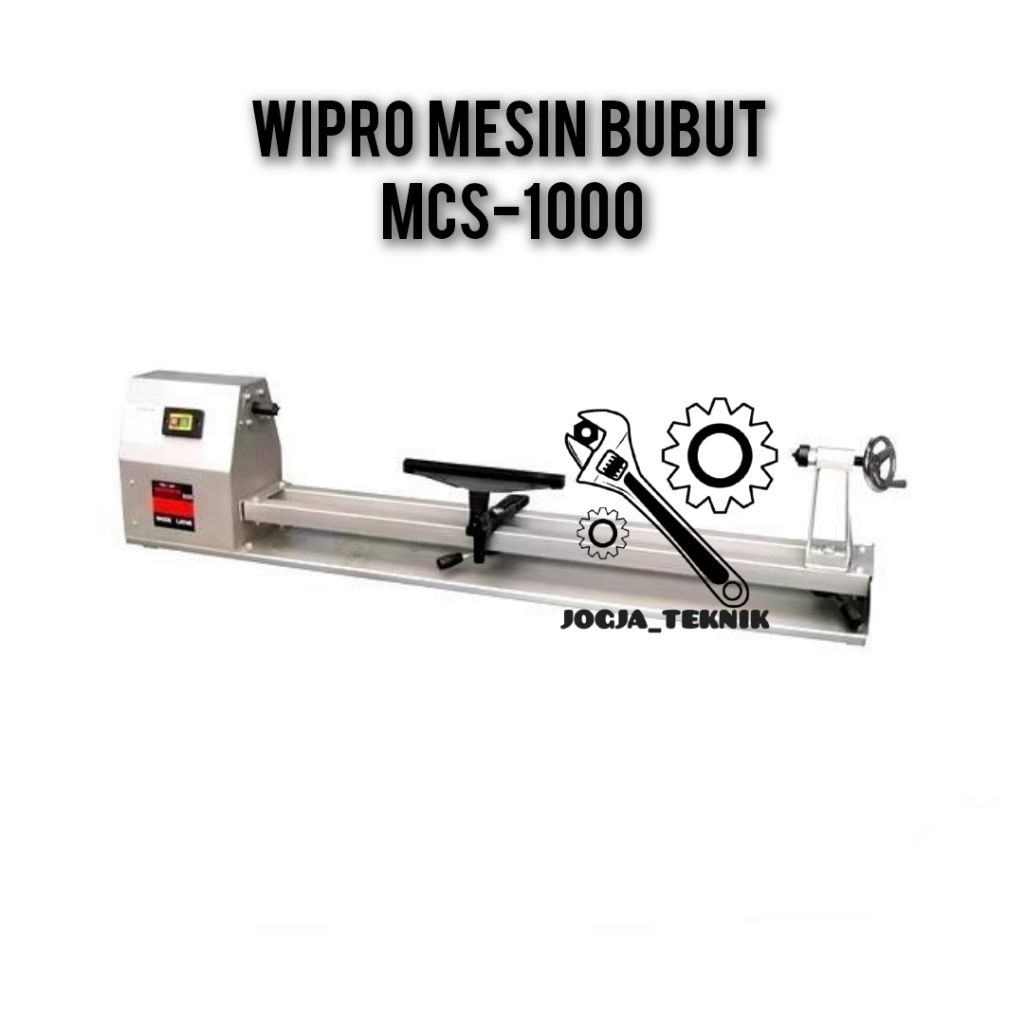 Wipro Mesin Bubut Kayu MCS-1000 / Mesin Bubut Kayu Pahat Ukir Wood Lathe Wipro