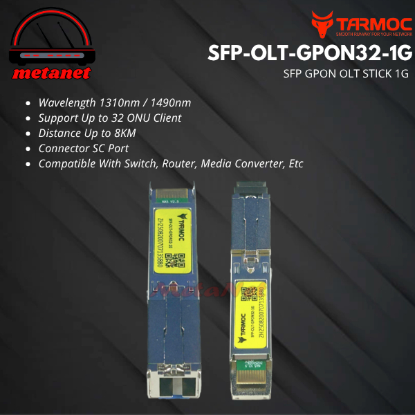 Tarmoc SFP-OLT-GPON32-1G | SFP OLT GPON 32 Client OLT SFP Stick