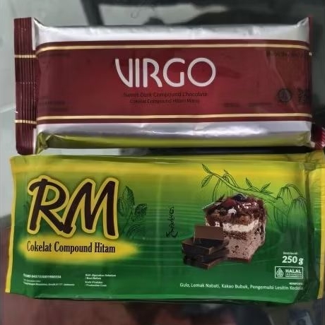 RM Coklat Batang Virgo / Dark Cokelat compound Hitam 250gr