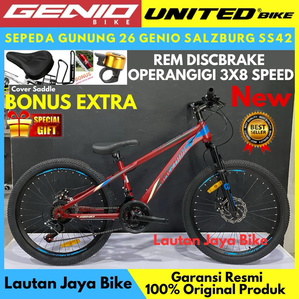 Sepeda Gunung 27.5 MTB GENIO M3411 M544 M545 M701 by Unitedbike